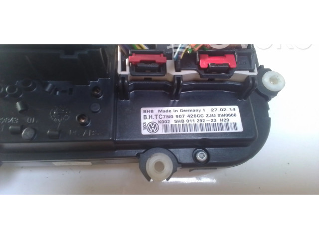 Блок управления климат-контролем 7N0907426CC, 5HB01129223H20   Volkswagen Caddy