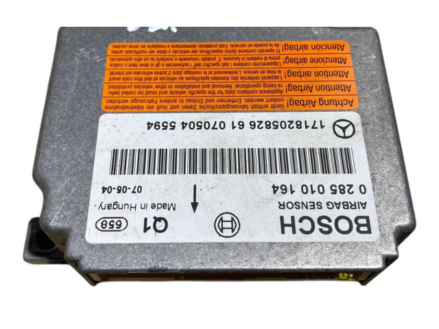 Блок подушек безопасности 1718205826, 0285010164   Mercedes-Benz SLK R171
