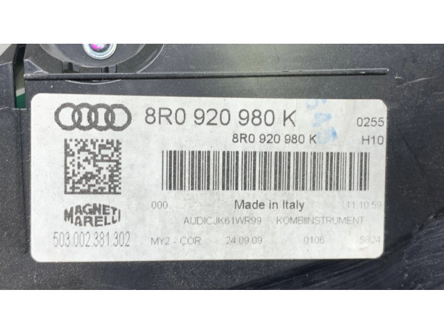 Панель приборов 8R0920980K, 892D5RRR   Audi Q5 SQ5       