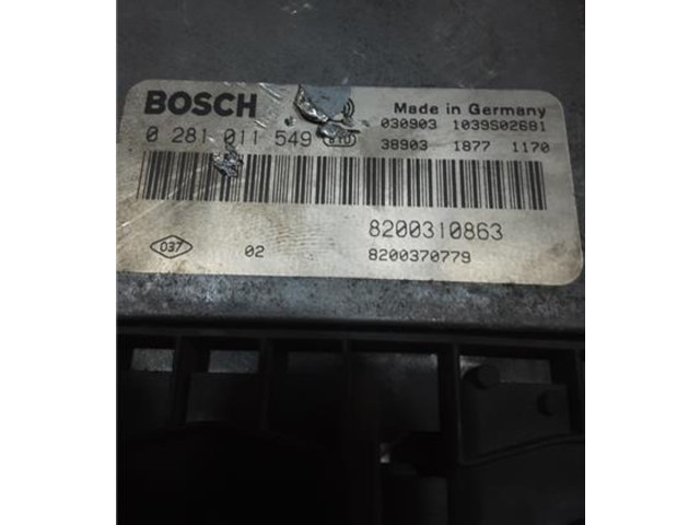 Блок управления 0281011549, 8200310863   Renault Megane II