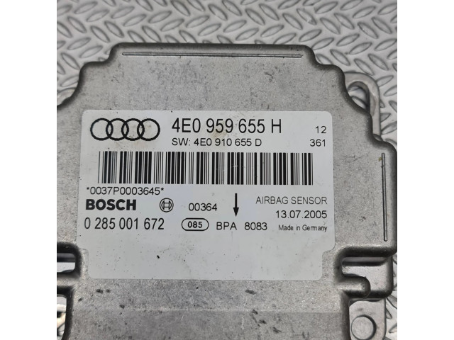 Блок подушек безопасности 4E0959655H, 4E0910655D   Audi A8 S8 D3 4E