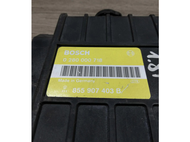 Řídící jednotka 855907403b, 0280000718   Audi 80 90 B3 1986