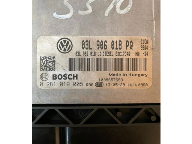 Řídící jednotka 03L906018PQ   Seat Exeo (3R) 2013