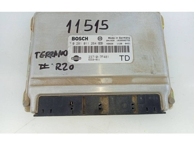 Řídící jednotka 237107F481, 0281011264   Nissan Terrano 2005