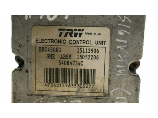 Jednotka ABS 15052206, 54084734C   Opel Signum 2006