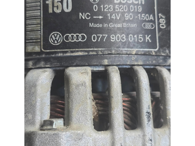 Генератор 077903015K, 0123520019   Audi A8 S8 D2 4D 4.2     