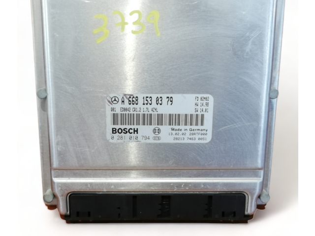 Řídící jednotka 0281010794, 0281010794   Mercedes-Benz A W168 2002