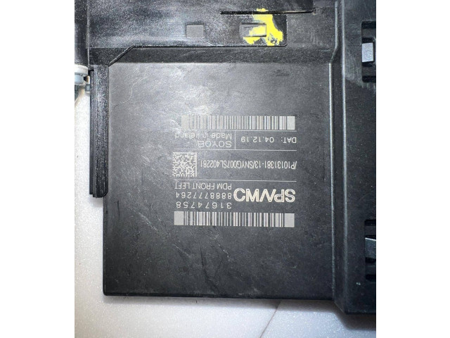 Zpětné zrcátko  Volvo S40 2010  31295175AA, 48637  