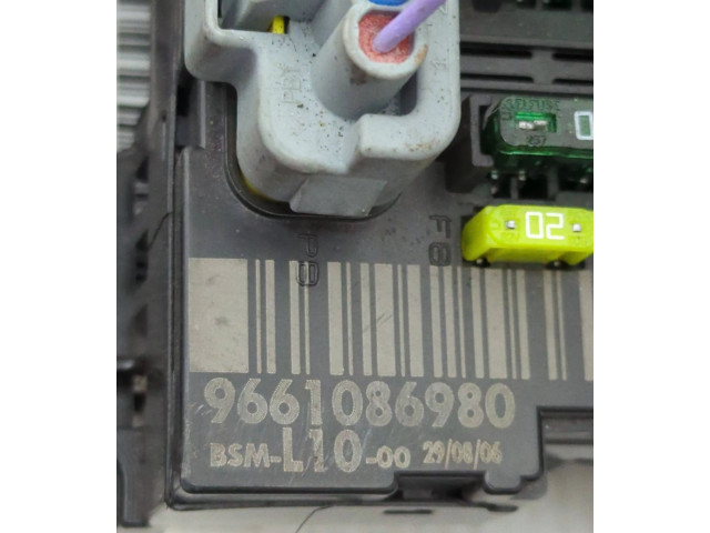   Pojistková skříňka 9661086980   Peugeot 207 2006