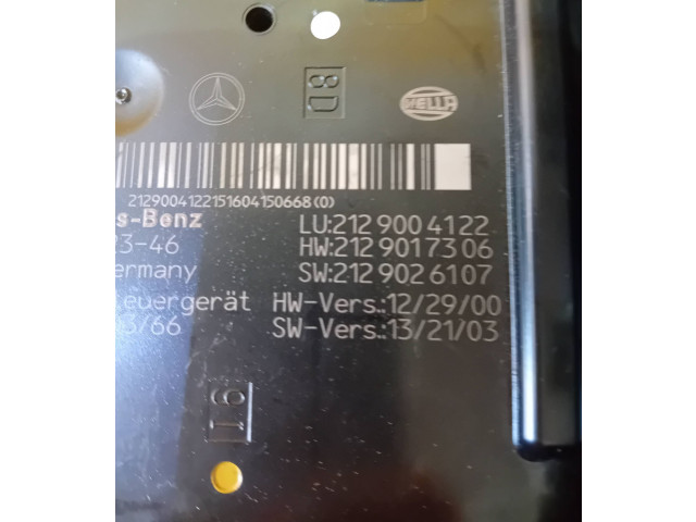 Блок комфорта 2129004122, 2129004122   Mercedes-Benz CLS C218 X218   