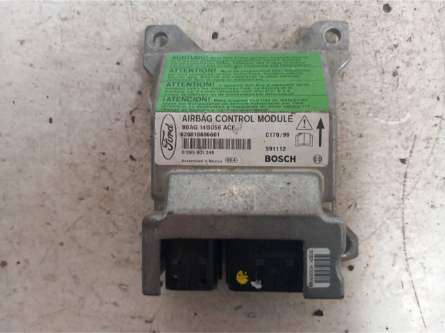 Блок подушек безопасности 98AG14B056ACF, 0285001249   Ford Focus