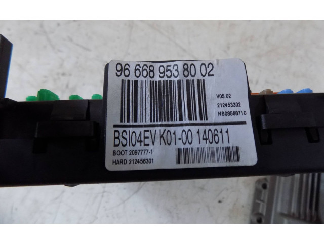 Комплект блоков управления 9676643580, 9666895380   Peugeot RCZ