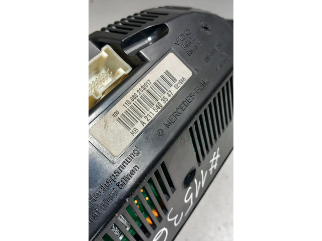 Панель приборов A2115403547, 2115403547   Mercedes-Benz E W211       