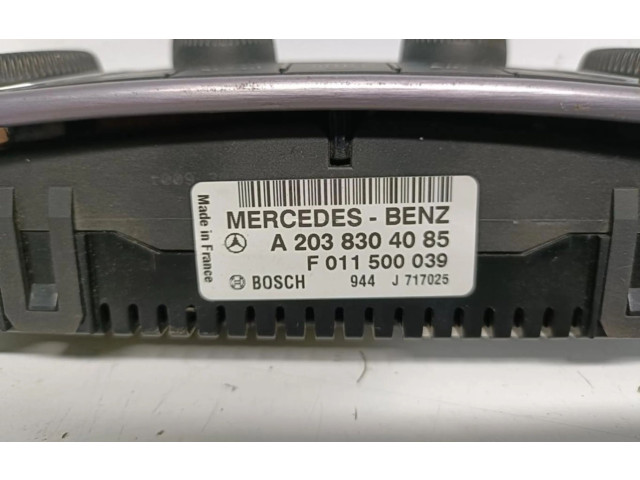 Блок управления климат-контролем A2038304085   Mercedes-Benz CLC CL203