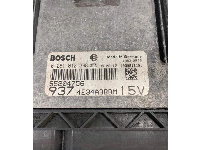 Зеркало (механическое) 55204756, 4E34A3BBM   Alfa Romeo 147