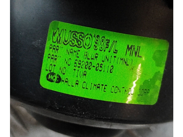 Подрулевой шлейф SRS 6920005110   SsangYong Musso