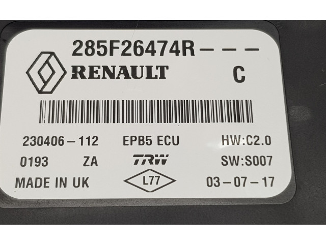 Блок управления 285F26474R, 285F26474R   Renault Kadjar
