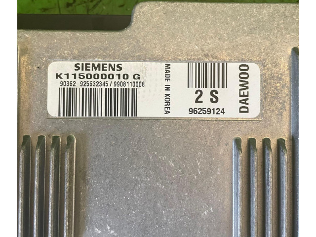 Řídící jednotka 96259124   Daewoo Matiz 2000