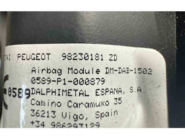 Volant Peugeot 5008 II 2019 98105488ZD, 98230181  