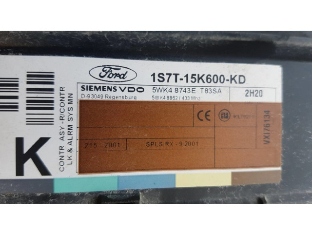 Блок комфорта 1S7T15K600KD, 5WK48862   Ford Mondeo Mk III   