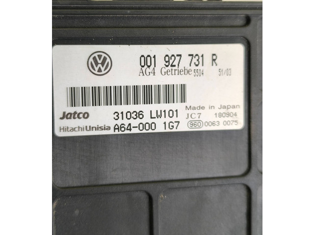 Блок управления коробкой передач 001927731R, A640001G7   Volkswagen Polo