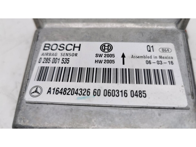 Блок подушек безопасности A1648204326   Mercedes-Benz ML W164