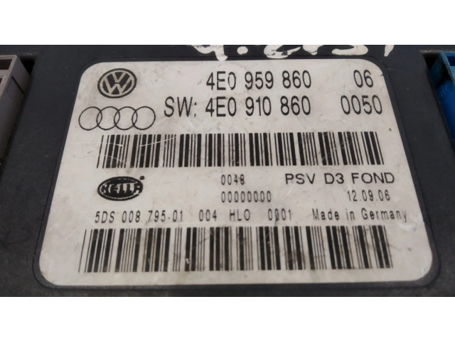 Блок комфорта 4E0959860, 4E0910860   Audi A8 S8 D3 4E   