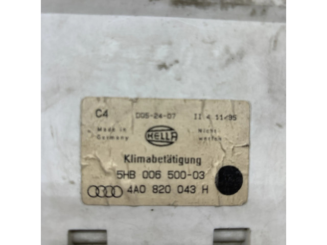 Блок управления климат-контролем 4A0820043H   Audi A6 S6 C4 4A