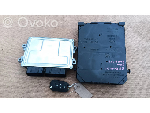 Комплект блоков управления 9843252980, 9853988280   Citroen Berlingo