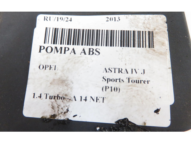 Jednotka ABS 13412550, 10096045843   Opel Astra  2013