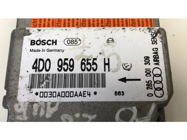 Блок подушек безопасности 4D0959655H, 0285001309   Audi A8 S8 D2 4D