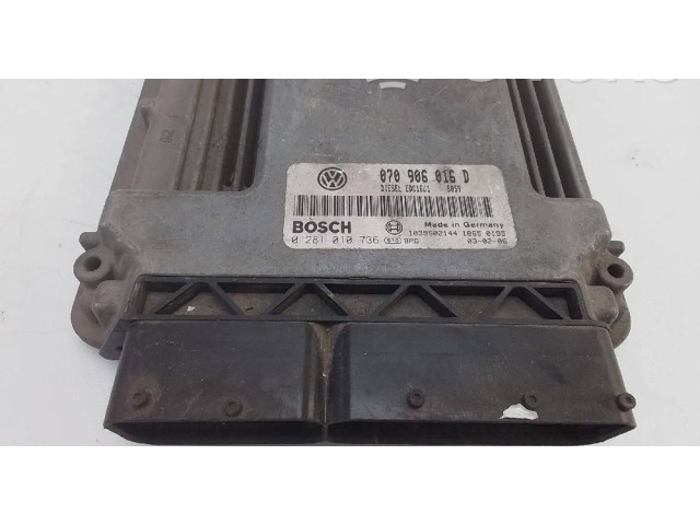 Блок управления двигателя 070906016d   Volkswagen Touareg I