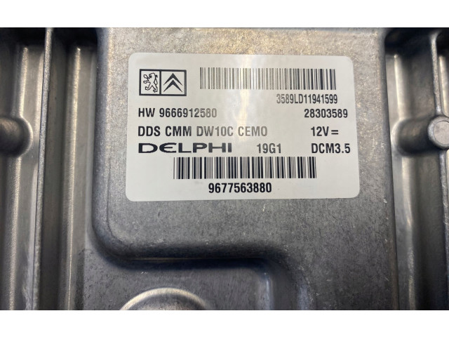 Řídící jednotka 9666912580, 9677563880   Peugeot 508 2011