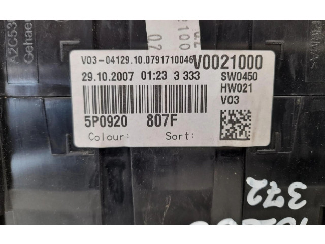 Přístrojová deska  Seat Toledo III (5P)  5P0920807F  