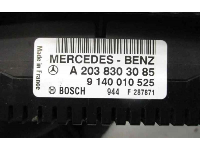 Блок управления климат-контролем A2038303085   Mercedes-Benz CLK A209 C209