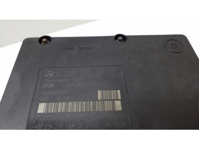 Jednotka ABS A2095453032, A0054311802   Mercedes-Benz CLK A209 C209 2004