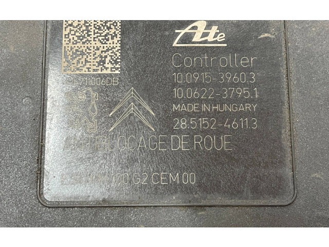 Jednotka ABS 9810293180, 10022004534   Peugeot 2008 I 2014