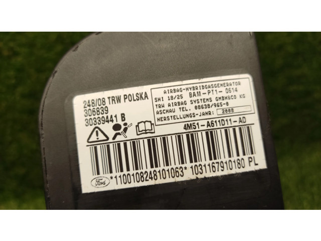 Подушка безопасности в сиденье 4M51A611D11AD, 30339441B   Ford Focus