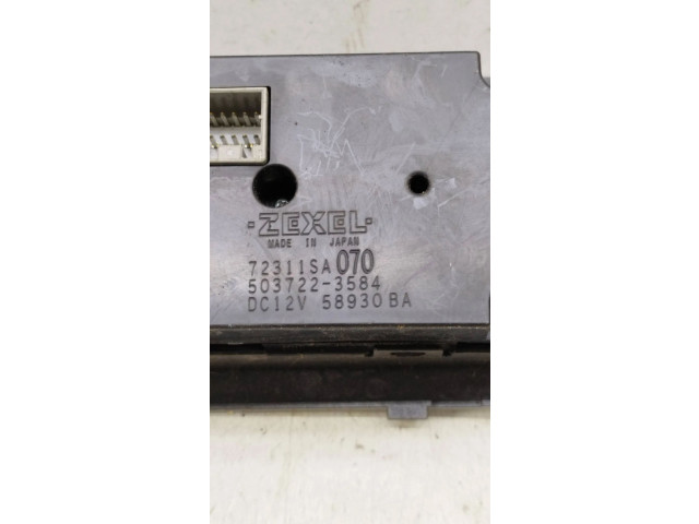 Блок управления климат-контролем 72311SA070, 5037223584   Subaru Forester SG