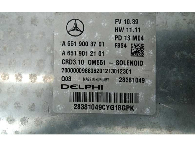 Řídící jednotka A6519003701, A6519012101   Mercedes-Benz E A207 2015