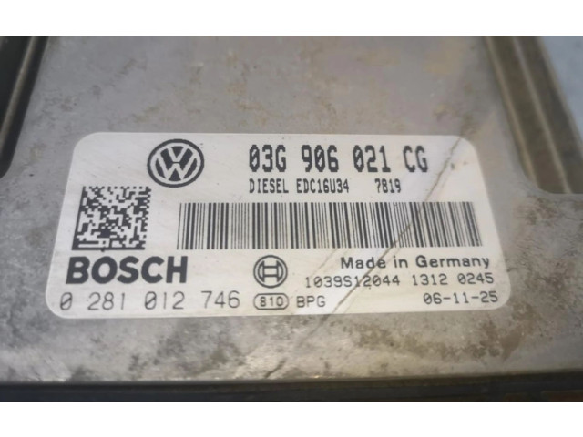 Řídící jednotka 03G906021CG   Volkswagen Caddy 