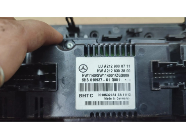 Блок управления климат-контролем A2129008711   Mercedes-Benz E W212