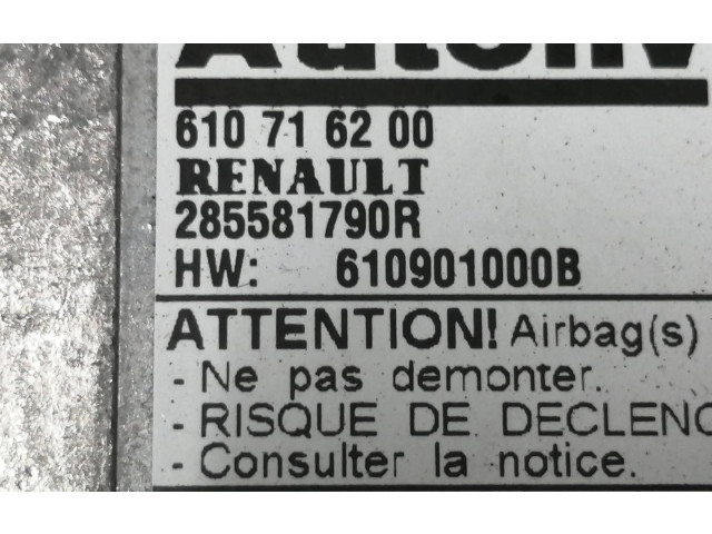 Блок подушек безопасности 285581790R, 610716200   Renault Laguna III