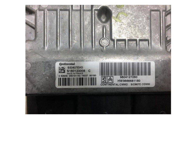 Řídící jednotka 1609605180, 1609605180   Peugeot 3008 I 2014