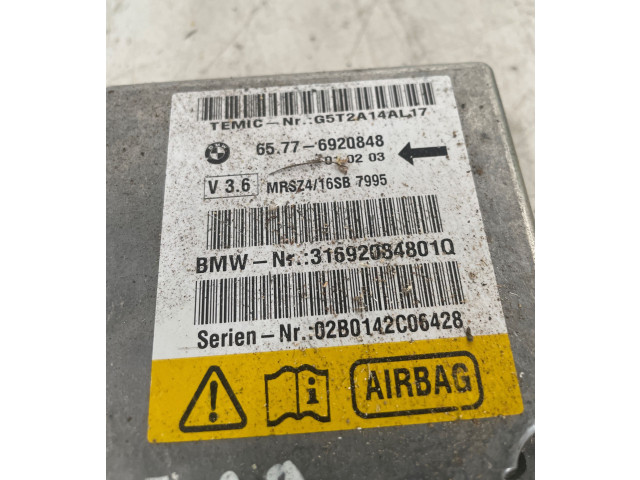 Блок подушек безопасности 6920848, 02B0142C06428   BMW 5 E39