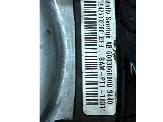 Подушка безопасности водителя 600306800D, BAMPT1102   Saab 9-3 Ver2
