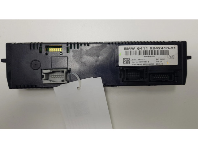 Блок управления климат-контролем 6411, 6411924241001   BMW X1 E84