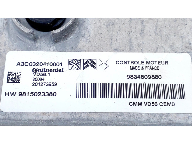 Řídící jednotka 9834609880   Opel Corsa F 2020