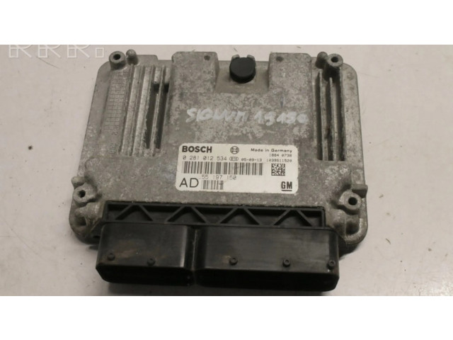 Блок управления двигателя 55197150   Opel Vectra C