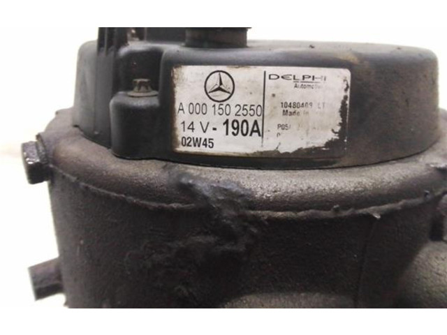 Генератор a0001502550, A0001502550   Mercedes-Benz C W203      